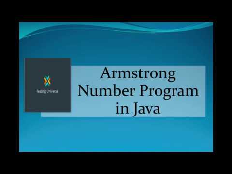 Armstrong Number in Java | Java Program to Check Armstrong Number