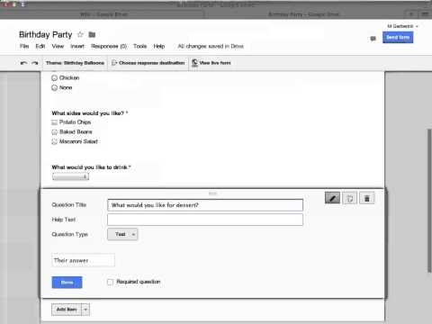Google Forms Tutorial