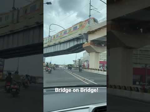 Crossing a Metro on a Bridge