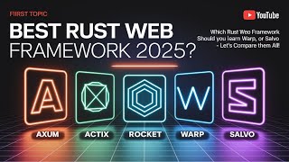 Rust Web Frameworks in 2025: Axum vs Actix vs Rocket vs Warp vs Salvo (Full Comparison)