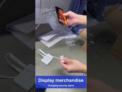 Display merchandise anti theft charging security alarm #antitheftalarm #retailsecurity