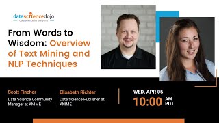 Overview of Text Mining and NLP Techniques | Natural Language Processing | Community Webinar