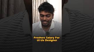 Fresher's Salary for UI/UX Designer 💼🎨 (Tamil) | ui/ux design salary india
