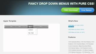 CSS3Menu: No Javascript is required