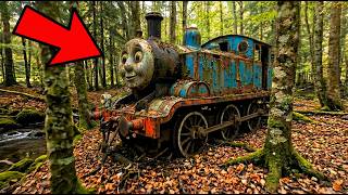 Restoring  Process ASMR a Forgotten Thomas the Tank Engine Found Deep in the Woods.