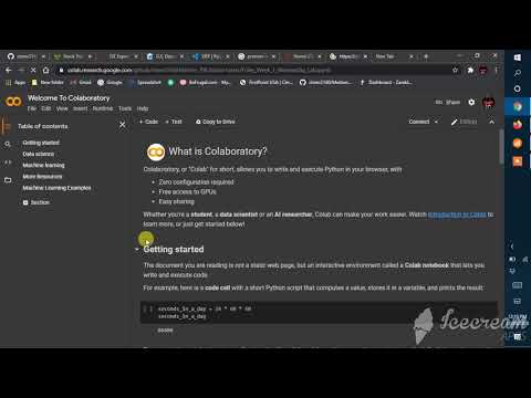 OPEN NOTEBOOKS IN A GITHUB REPOSITORY USING GOOGLE COLAB