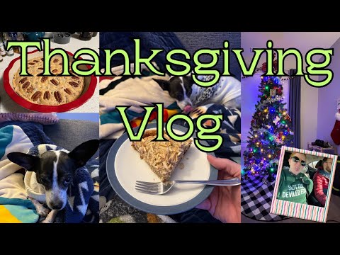 Thanksgiving Week Vlog! (Friendsgiving, baking, cooking, working)