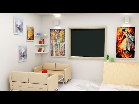 3d Max Tutorial - Room Interior   Part 5 Final