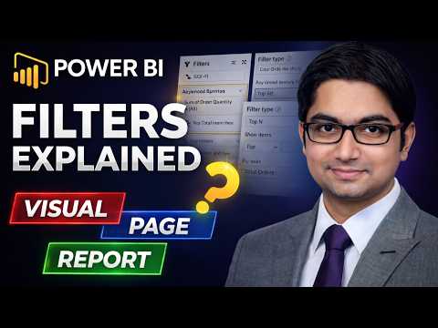 Power BI Filtering Options Explained | Visual vs Page vs Report Filters
