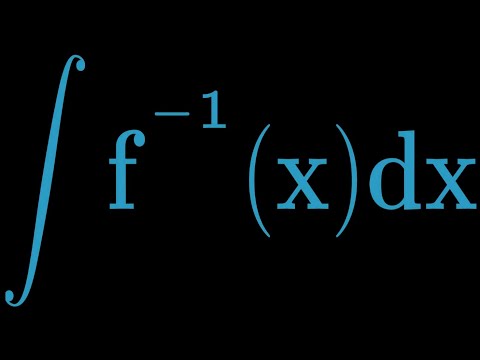 Generic formula for the integral of the inverse function, int f^(-1)(x)dx