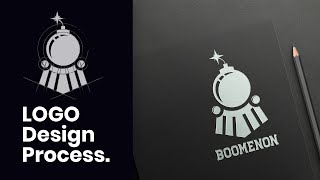 Illustrator Tutorial: Steam Train Engine Logo Design Process From Start To Finish | GrapicOcean