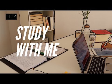 1 HOUR REAL TIME STUDY WITH ME, ipad, keyboard, pencil asmr // Lern mit mir