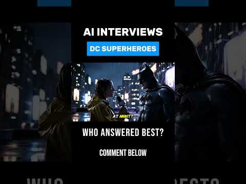 AI Interviews DC Superheroes