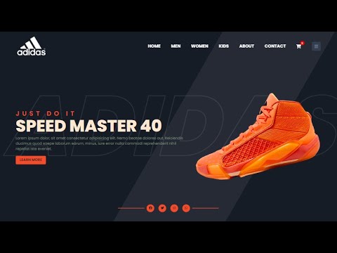 create Ecommerce website using HTML & CSS only | step by step