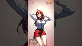 애니의 퀸카 (Rias - リアス) [Poker Face] #포커페이스 #ai #aidance #dance #shorts