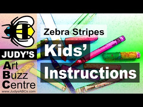Zebra Stripes - Instructions for Kids