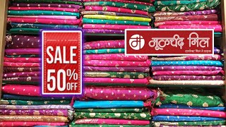 Beautiful collection of Banarasi silk sarees at Moolchand Mill #moolchandmill #saree