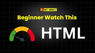 HTML for Beginners 🔥 | Learn HTML Easily (Never Forget Tags Again!) 👩🏻‍💻