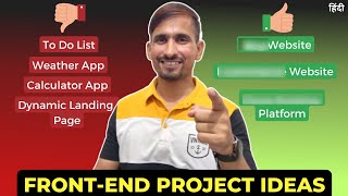 3 Frontend Project Ideas For Beginners to Get Hired | We Talk Digital