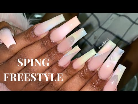 SPRING FREESTYLE • pastel nails | chellaveli