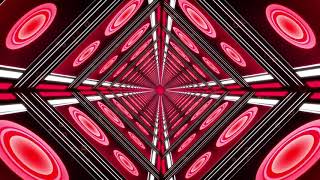 4K Abstract Neon Light Tunnel LED Motion Background || VJ Loops || Free Motion Video