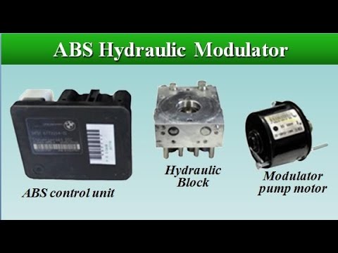 ABS Hydraulic Modulator Types &  Components