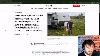 Software Engineer Lost His $150K Developer Job to AI and Can't Find a Job Now