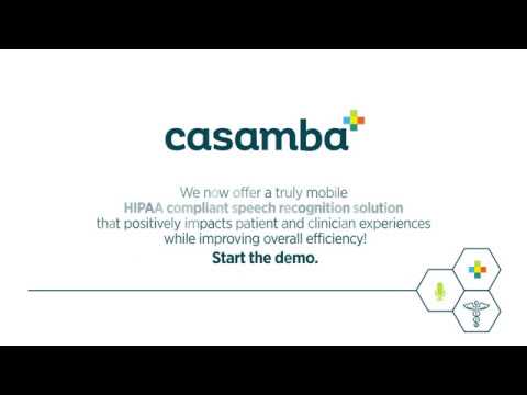 "Casamba, improve my efficiency with speech recognition."