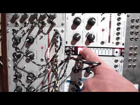 sampleslicer controlled by the soundmachines ligthstrip