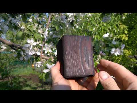 Handcrafted Wood Shou Sugi Ban 🔥 Yakisugi Tea Light Candle Holder Ecologic Eco