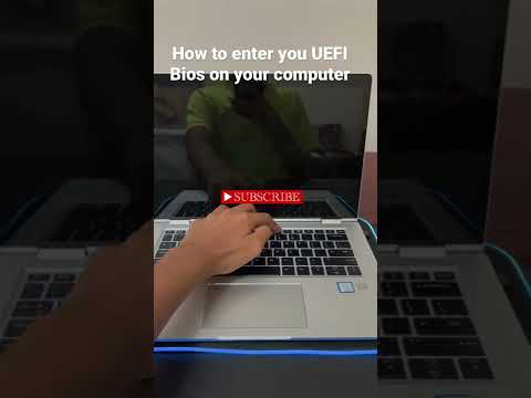 How to enter your UEFI Bios on 2 types of computers  |  #shorts #windows #bios