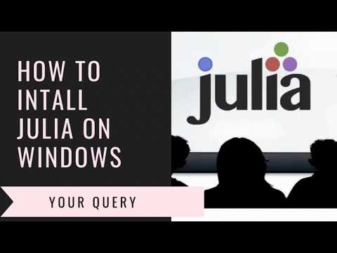 Install Julia On Windows