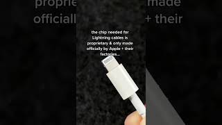 Cheap iPhone charging cables are missing something very important 🔋Link in cmnts #amazonfinds #apple