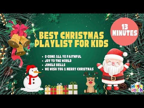Best Christmas Playlist For Kids With Video Learning- 13 Minutes #christmascarolsforkids #carolsongs