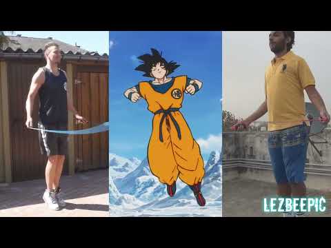 Dragon Ball Z WORKOUT MOTIVATION [Real workout clips] [LEZBEEPIC REUPLOAD]