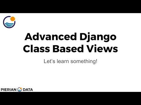 019 Django Class-Based Views complete Tutorial  || complete web development course with python