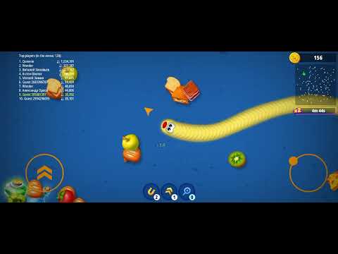 playing with Gameming Worm zone