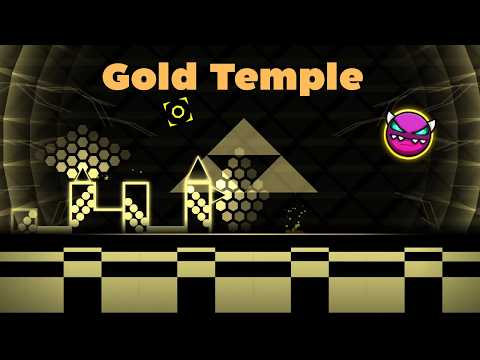 Geometry Dash Gold Temple 100% by Serponge (all coins)