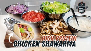 Easy Chicken Shawarma Recipe | You'll LOVE This High Protein, Macro-Friendly Meal Prep