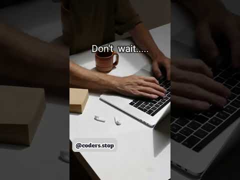 Stop procrastinating! #motivation #study #studymotivation #softwareengineer #macbook #programming