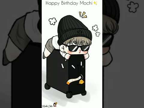 Mochi birthday😁💜✨#2Full Screen Status🤗💜✨🥳#Jimin_Chibi_Cuteeee🥰#Happy Birthday To U Ji Song✨#2021#New