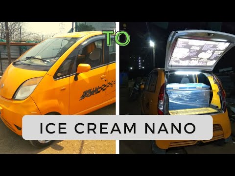 Nano based Ice Cream Truck by Saint Designers. Reach out on 9618155817 to build your dream truck