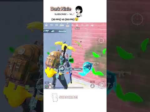 30 FPS vs 90 FPS 🥶 #seher #short #bgmi #bgmishort