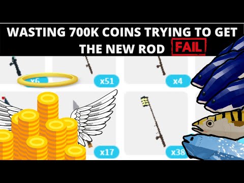 *NEW ROD* Fishing simulator || Wasted 700k+ for nothing