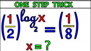 How to solve Algebraic And Exponential LOGARITHMIC EQUATION with fractional base -Maths Olympiad