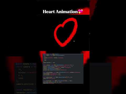 Heart animation❤️  #coding #webdesign#shorts #webdevelopment #codingbat #programming #developer #css