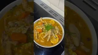 How to make Jamaican chicken foot  soup #soup #chickensoup #asmr