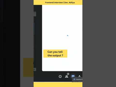 JavaScript Interview Question | Shorts Series