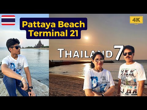 🏖️Pattaya Beach, 5⭐ Hotel, Terminal 21, Street Food | Fun Day Spent in Pattaya | Thailand Vlog 7