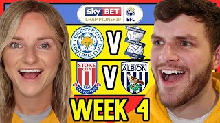 CHAMPIONSHIP WEEK 4 PREDICTIONS